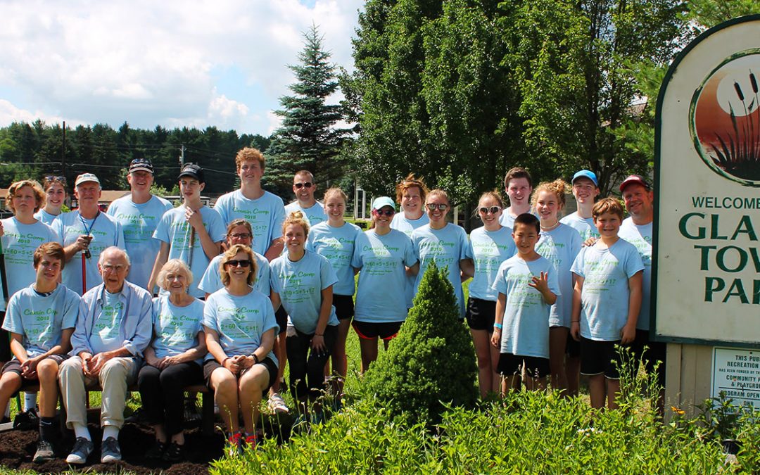 Vacationing family completes service project at the Glades Town Park