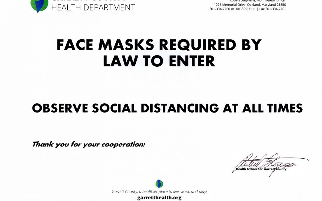 Local Order Reinforces Face Covering Requirement