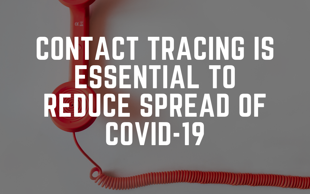 Contact Tracing is Essential to Reduce Spread of COVID-19