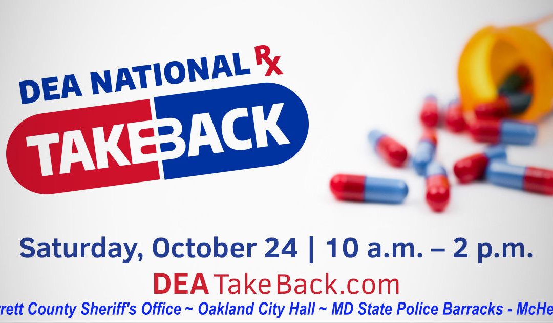 Garrett County Participates in October 24th National Prescription Drug Take Back Day