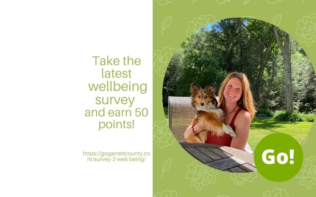 Featured Today on Go! Garrett County: Take the Latest Well-Being Survey & Earn 50 Prize Points!