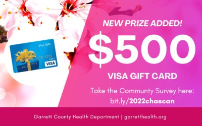 Featured Today on Go! Garrett County: One Person Will Win A $500 Visa Gift Card For Taking The Community Health Survey, Will It Be You?