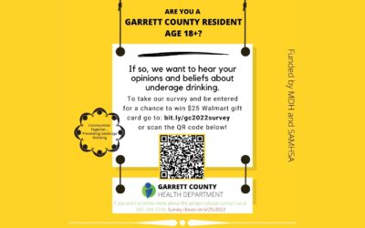 Reminder: Feedback Opportunity! – Garrett County Community Norms Adult Survey