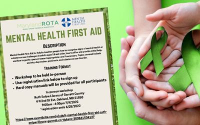 Reminder: FREE Mental Health First Aid Training