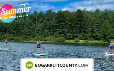 Featured Today on Go! Garrett County: Experience Free Paddleboarding Today!