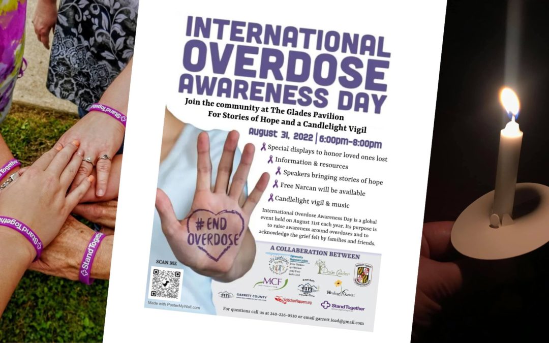 International Overdose Awareness Day Event Scheduled in Garrett County – #AddictionHappensAug2022