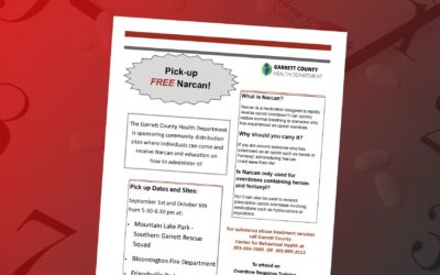 FREE Narcan Pick-Up In Garrett County – October 2022