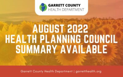 Health Planning Council Summary – August 2022 Approved Minutes