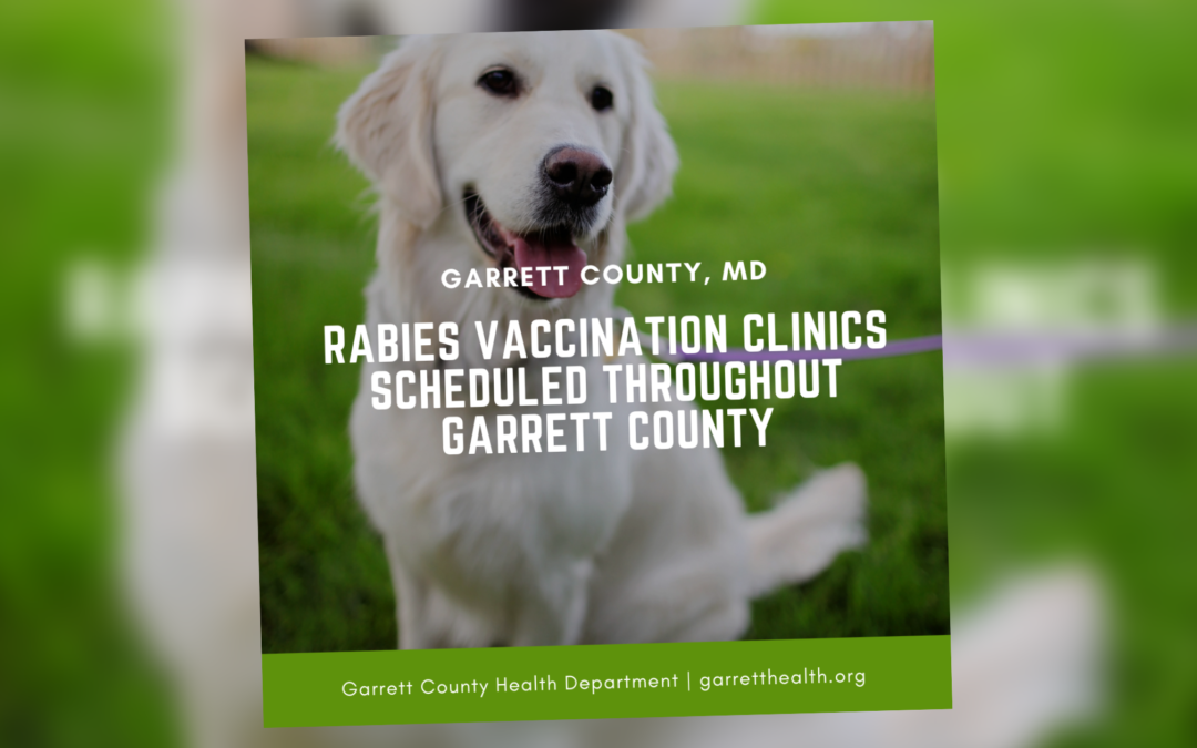 Low Cost Rabies Clinics Scheduled Around Garrett County