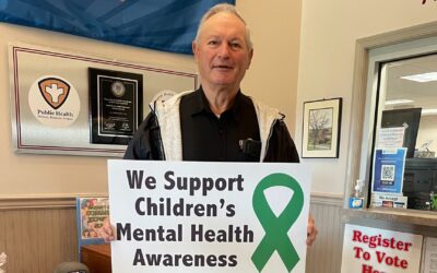 Featured Today on Go! Garrett County: Garrett County Commissioner Larry Tichnell Shows His Support for Mental Health Month and Children’s Mental Health Awareness Week!