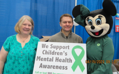 Featured Today on Go! Garrett County: Fred & Gillian From the Garrett County Behavioral Health Authority and Local Management Board Showed Their Support for Mental Health Month and Children’s Mental Health Awareness Week at the Recent Garrett County Health Fair!