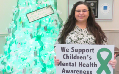 Featured Today on Go! Garrett County: Paula Dove From The Garrett County Health Department’s Administration Unit Shows Her Support For Mental Health Month And Children’s Mental Health Awareness Week!