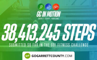 Featured Today on Go! Garrett County: 38 MILLION+ STEPS/ACTIVITY RECORDS! – Step/Activity Challenge Weekly Leaderboards – Week 33