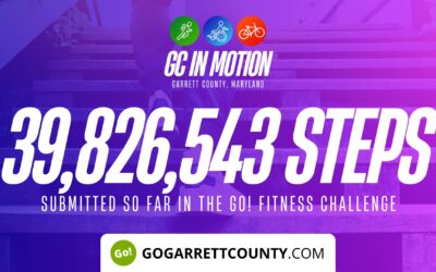 Featured Today on Go! Garrett County: 39 MILLION+ STEPS/ACTIVITY RECORDS! – Step/Activity Challenge Weekly Leaderboards – Week 34