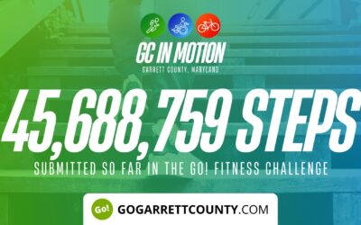 Featured Today on Go! Garrett County: 45 MILLION+ STEPS/ACTIVITY RECORDS! – Step/Activity Challenge Weekly Leaderboard – Week 39