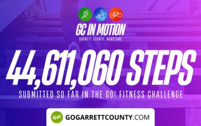 Featured Today on Go! Garrett County: 44 MILLION+ STEPS/ACTIVITY RECORDS! – Step/Activity Challenge Weekly Leaderboard – Week 38