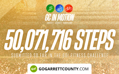 Featured Today on Go! Garrett County: 50 MILLION+ STEPS/ACTIVITY RECORDS! – Step/Activity Challenge Weekly Leaderboard – Week 43