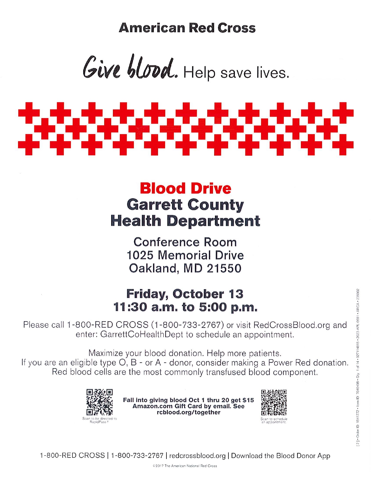 Blood Drive Flyer