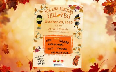 FREE MTN Lake Partners Fall Fest Scheduled!