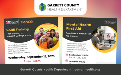 FREE Mental Health First Aid & CARE Trainings From The Maryland Department Of Health’s Behavioral Health Administration