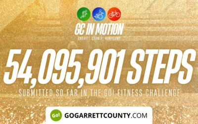 Featured Today on Go! Garrett County: NEW RECORD NUMBER OF WEEKLY PARTICIPANTS! – 54 MILLION+ STEPS/ACTIVITY RECORDS! – Step/Activity Challenge Weekly Leaderboard – Week 46