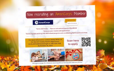 Now Recruiting An AmeriCorps Member!