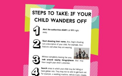 Important Information From GCHD Early Care Programs – Steps To Take If Your Child Wanders Off