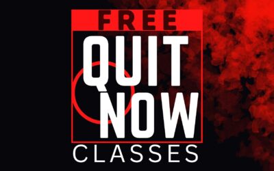 TOMORROW! (1/9) – FREE Quit Now Tobacco Cessation Classes Scheduled for January 2024