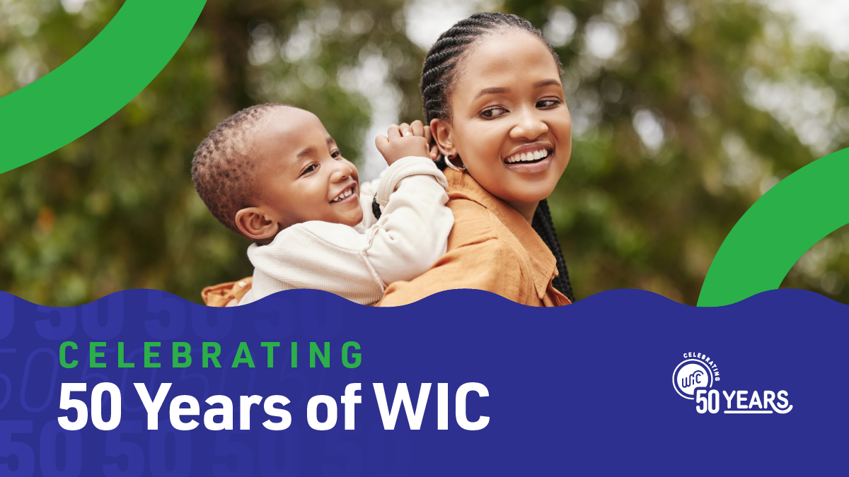 Join the GCHD in Celebrating 50 YEARS of WIC! Garrett County Health