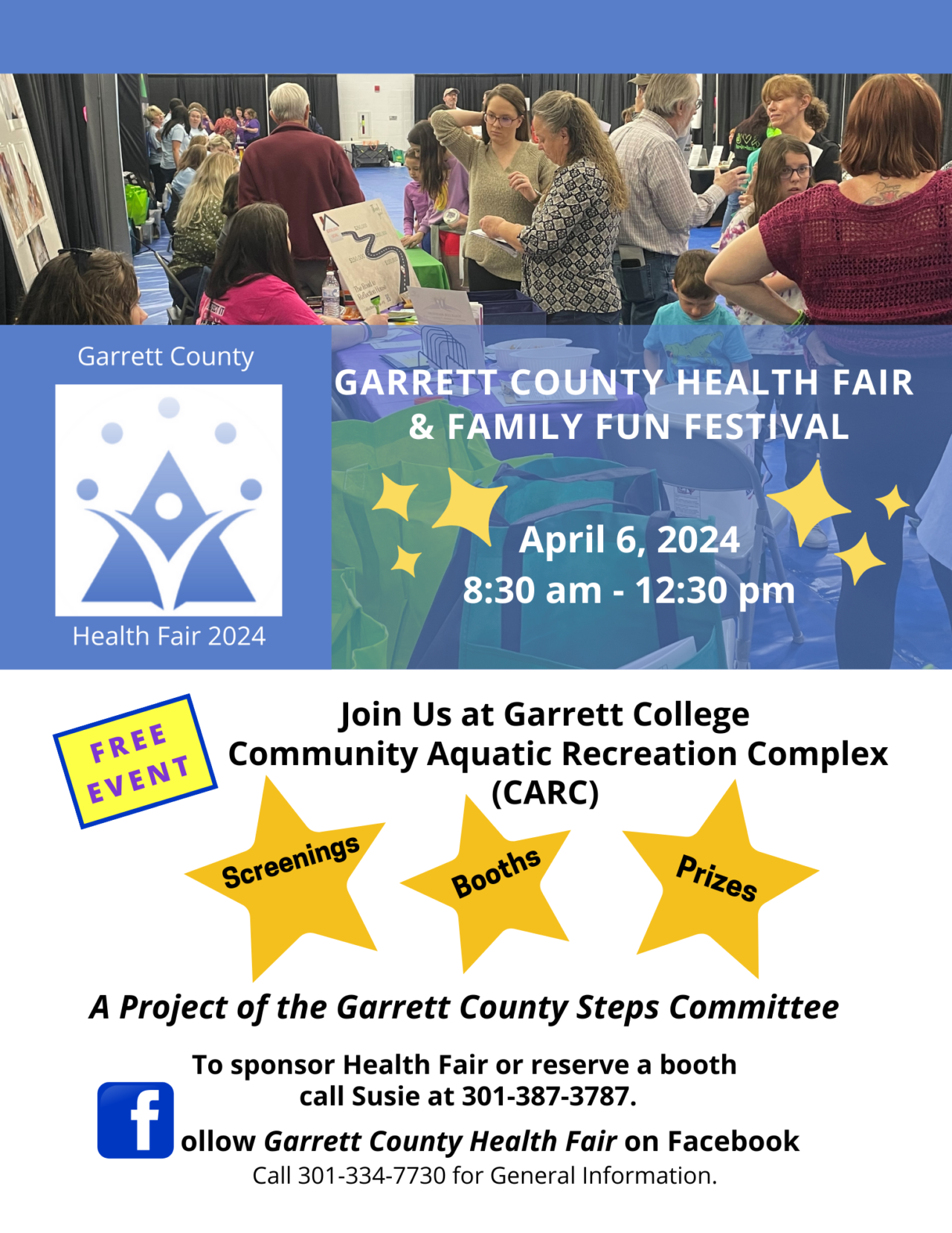 Garrett County Health Fair Scheduled for April 6, 2024 See the New