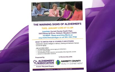 TODAY! – The Warning Signs of Alzheimer’s – Upcoming Event (1/23/24)