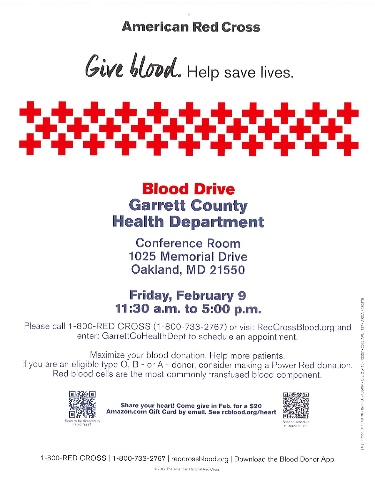 Blood Drive Flyer