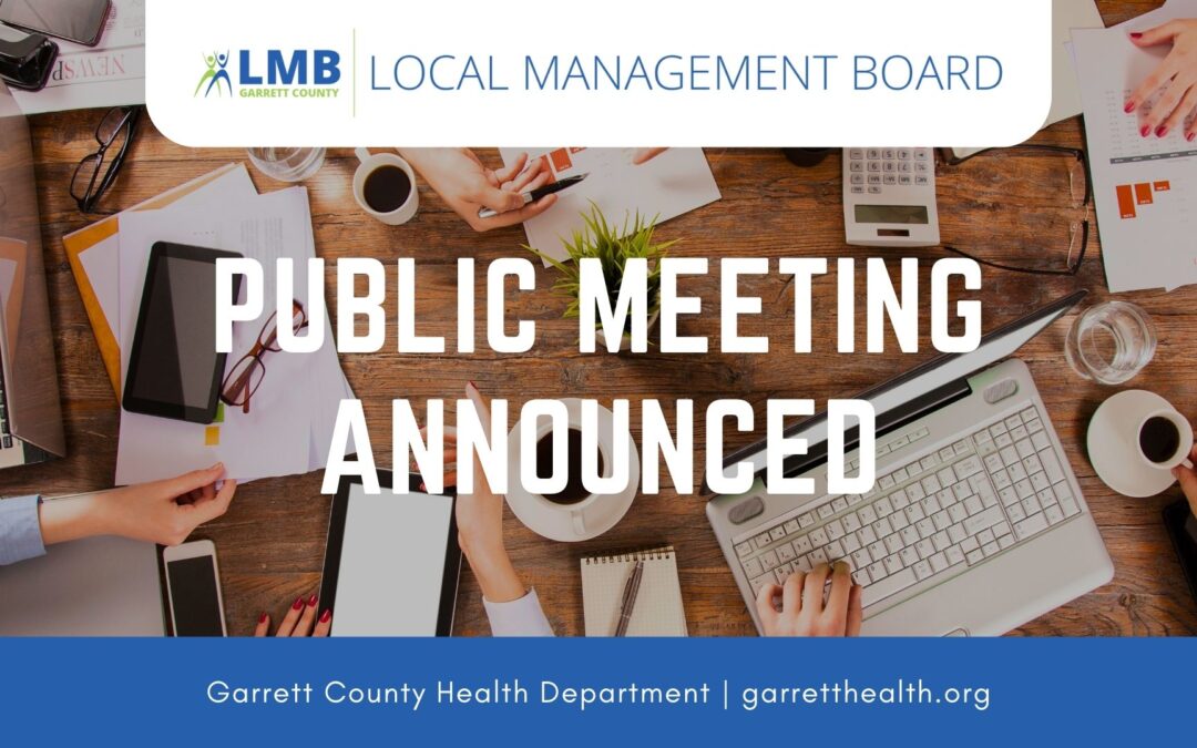 GCLMB Public Meeting Announced: Local Management Board Meeting (4/18)