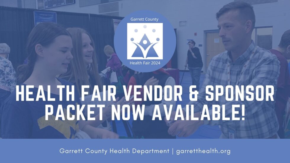 Garrett County Health Fair Vendor and Sponsor Packet Now Available for