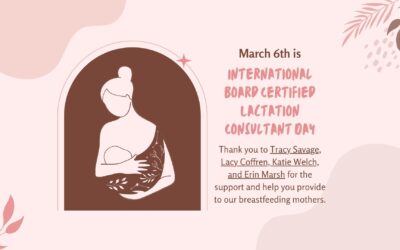 Today is IBCLC (International Board Certified Lactation Consultant) Day!