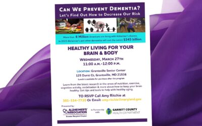Healthy Living For Your Brain & Body Event Scheduled