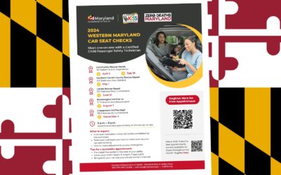TODAY! – 2024 Western Maryland Car Seat Check Events Scheduled! (Oakland – May 1, 2024)