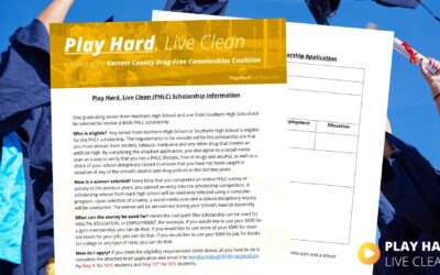 Play Hard Live Clean Scholarship Application Now Available!