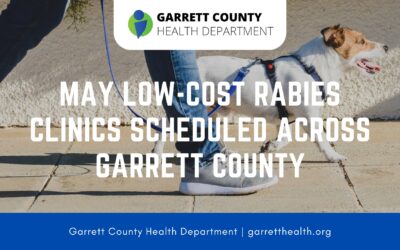 Garrett County Rabies Clinics Start This Week! (Swanton – 5/16 & Oakland – 5/18)