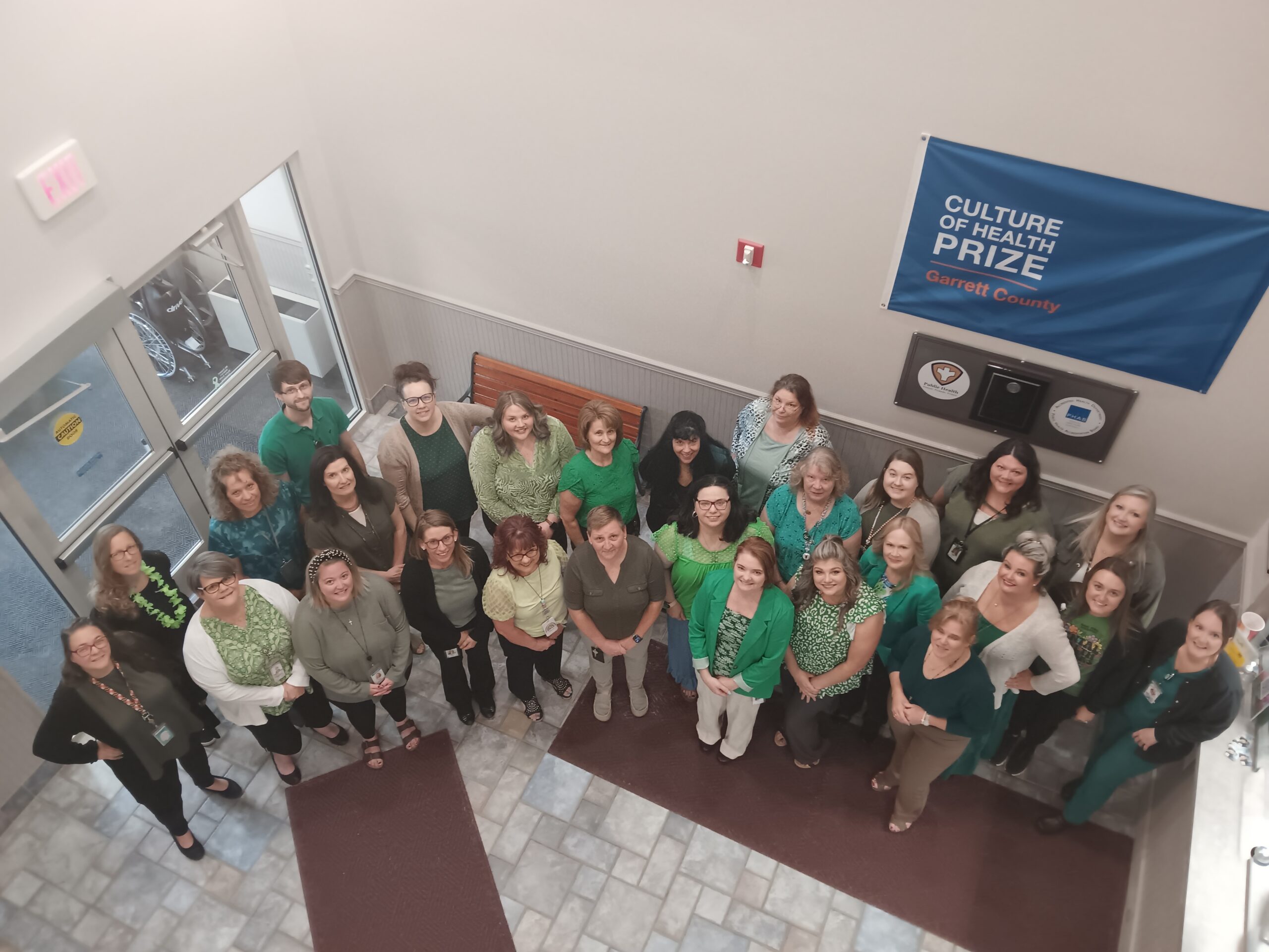 Featured Today on Go! Garrett County: Garrett County Health Department Staff “Go Green” to Support Mental Health Month!