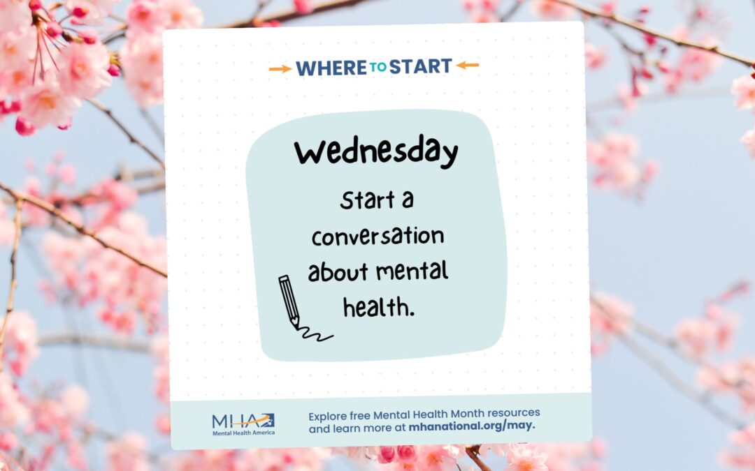 Featured Today on Go! Garrett County: Mental Health Month – Where to Start – Wednesday