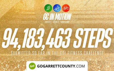 Featured Today on Go! Garrett County: 94 MILLION+ STEPS/ACTIVITY RECORDS! – Step/Activity Challenge Weekly Leaderboard – Week 84