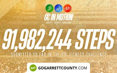 Featured Today on Go! Garrett County: 91 MILLION+ STEPS/ACTIVITY RECORDS! – Step/Activity Challenge Weekly Leaderboard – Week 82