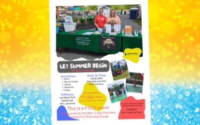 Let Summer Begin! – Mtn. Lake Partners FREE Event!