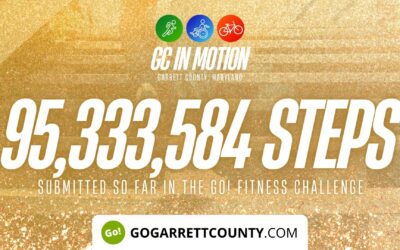 Featured Today on Go! Garrett County: 95 MILLION+ STEPS/ACTIVITY RECORDS! – Step/Activity Challenge Weekly Leaderboard – Week 85