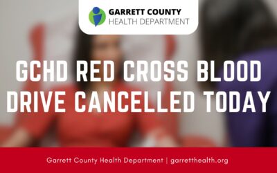 GCHD Red Cross Blood Drive Cancelled Today