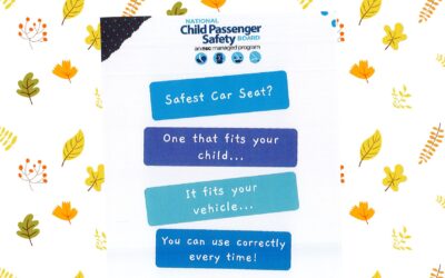 National Child Passenger Safety Week – September 15-21, 2024 – September 19, 2024