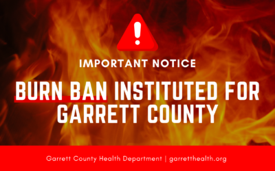 Burn Ban Instituted for Garrett County