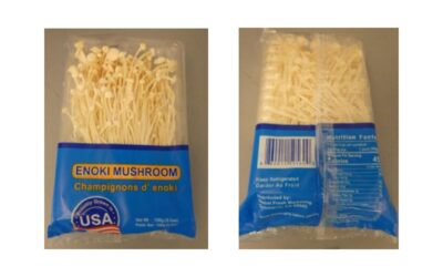 MDH: Maryland Department of Health issues consumer advisory for Enoki Mushrooms