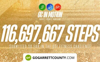 Featured Today on Go! Garrett County: 116 MILLION+ STEPS/ACTIVITY RECORDS! – Step/Activity Challenge Weekly Leaderboard – Week 103